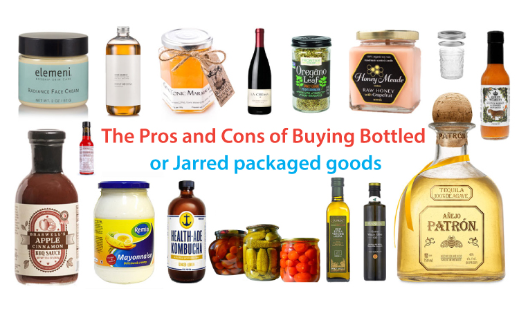 bottled or jarred packaged goods